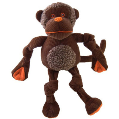 Hugglehounds Knottie with Tuffut Technology Chimp Dog Toy Hugglehounds Knottie with Tuffut Technology Chimp Dog Toy